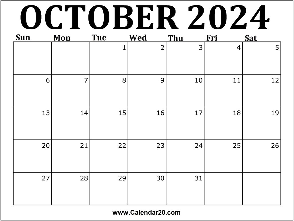 How Many Weeks In October 2024 Taryn Francyne